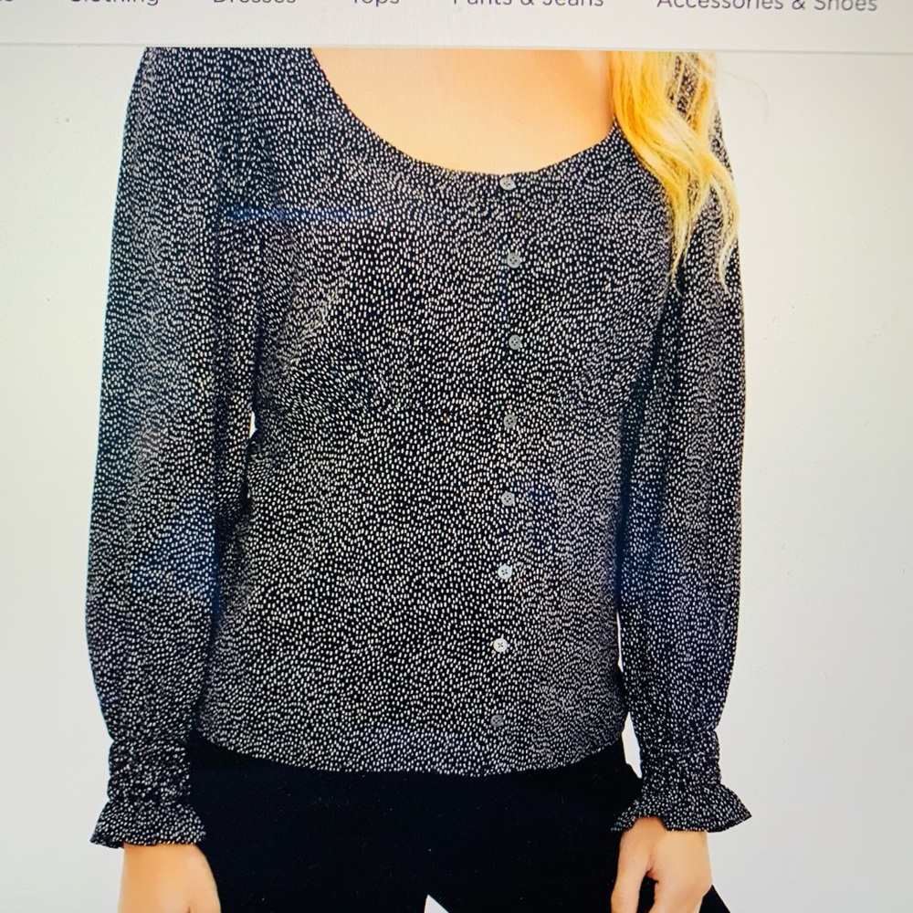 Loft Square Neck Blouse